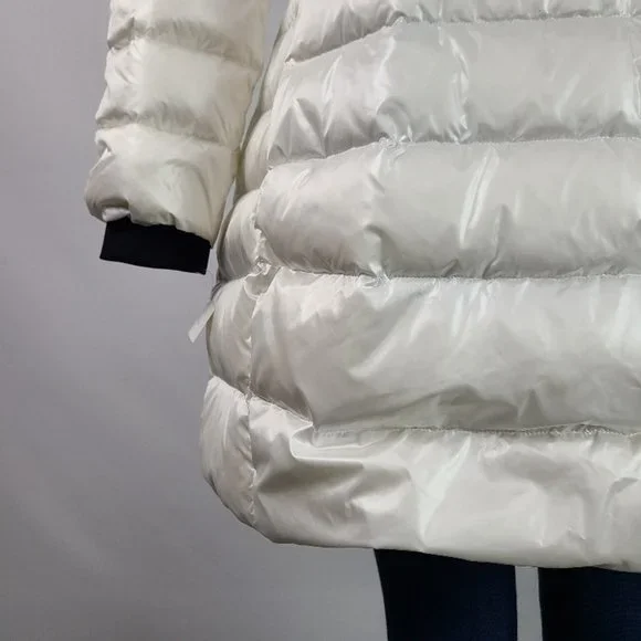 Rudsak Mette White Puffer Belted Jacket - Picture 12 of 16